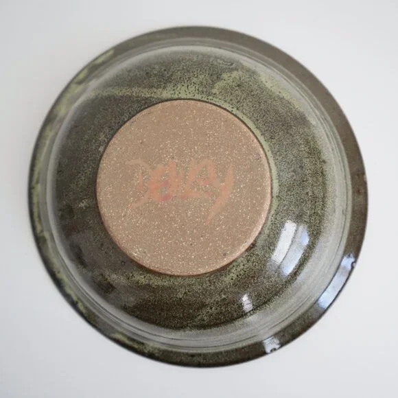 Studio Art Pottery Medium Bowl Signed Dewey - Picture 4 of 5